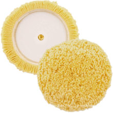 7" Inch 180MM Polisher Waxing Buffing Pads Wool Polisher Bonnet For Car paint Care Double-Side 100% Wool Car Polishing Pad